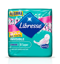 Прокладки гигиен. LIBRESSE Инвизибл супе