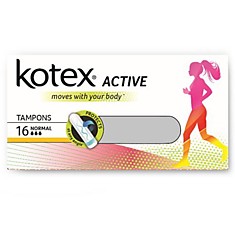 Тампоны KOTEX актив нормал 16шт