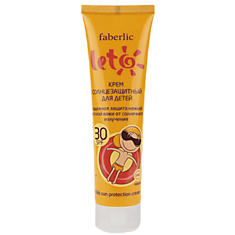 Крем солнцезащитный для детей SPF 30 серии LETO